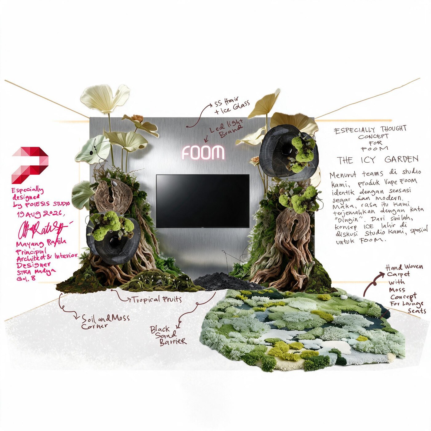 The Icy Garden — concept design for Foom