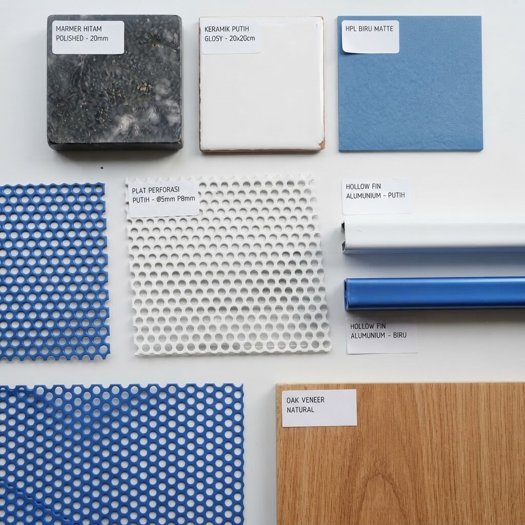 Material palette detail